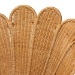 bali & pari Blossom Bohemian Honey Rattan Accent Flower Chair - Blossom-Light Honey Rattan-CC