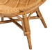 bali & pari Blossom Bohemian Honey Rattan Accent Flower Chair - Blossom-Light Honey Rattan-CC