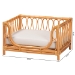 bali & pari Kierra Bohemian Honey Rattan Pet Bed - Model 1-Light Honey Rattan-Pet Bed