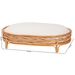bali & pari Jovia Bohemian Honey Rattan Pet Bed - Model 4-Light Honey Rattan-Pet Bed