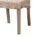 bali & pari Santiago Bohemian Grey Natural Kubu Rattan and Mango Wood Dining Chair - MD-29540-Grey Natural-DC