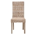 bali & pari Nevina Bohemian Grey Kubu Rattan and Mango Wood Dining Chair - MD-29605/Desy Kubu-Grey Natural-DC
