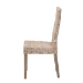 bali & pari Nevina Bohemian Grey Kubu Rattan and Mango Wood Dining Chair - MD-29605/Desy Kubu-Grey Natural-DC