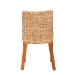 bali & pari Rowen Bohemian Light Honey Kubu Rattan and Mahogany Wood Dining Chair - MD-38034/Nope-Natural-DC