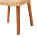 bali & pari Rowen Bohemian Light Honey Kubu Rattan and Mahogany Wood Dining Chair - MD-38034/Nope-Natural-DC