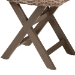 bali & pari Hayate Bohemian Grey Kubu Rattan and Mahogany Wood Ottoman Footstool - MD-36092/Bunnik-Grey Natural-Stool