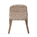 bali & pari Lara Bohemian Grey Kubu Rattan and Mahogany Wood Dining Chair - MD-39209-Kubu Grey/Natural Rattan-DC