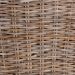 bali & pari Niesha Bohemian Grey Natural Kubu Rattan and Mahogany Wood Dining Chair - MD-39222-Kubu Grey/Natural Rattan-DC