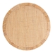 bali & pari Kalimantan Bohemian Light Honey Rattan and Mahogany Wood Coffee Table - KALIMANTAN-Light Honey Round-Rattan-Coffee Table