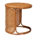 bali & pari Eldon Bohemian Honey Rattan Large End Table