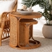 bali & pari Eldon Bohemian Honey Rattan 2-Piece Nesting End Table Set - Eldon-Light Honey Rattan-Nesting End Table Set