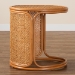bali & pari Eldon Bohemian Honey Rattan Large End Table - Eldon-Light Honey Rattan-Large-ET