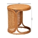 bali & pari Eldon Bohemian Honey Rattan End Table - Eldon-Light Honey Rattan-Small-ET