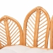 bali & pari Loften Bohemian Light Honey Rattan Daybed - Leaves-Natural Rattan-Daybed with Cushion