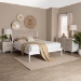 Baxton Studio Louetta Carved Contrasting 3-Piece Bedroom Set - SW8591-White-3PC King Bedroom Set