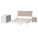 Baxton Studio Louetta Carved Contrasting 3-Piece Bedroom Set - SW8591-White-3PC King Bedroom Set