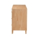 Baxton Studio Hosea Japandi Carved Honeycomb Natural 6-Drawer Dresser - SW8000-61D6D-6DW-Natural-Dresser