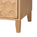 Baxton Studio Hosea Japandi Carved Honeycomb Natural 6-Drawer Dresser - SW8000-61D6D-6DW-Natural-Dresser