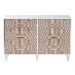 Baxton Studio Louetta Coastal White Carved Contrasting 6-Drawer Dresser - SW8000-63D6D-6DW-White-Dresser