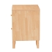 Baxton Studio Hosea Japandi Carved Honeycomb Natural 2-Drawer Nightstand - SW8000-61NS2D-2DW-Natural-Nightstand