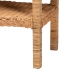 bali & pari Minahasa Bohemian Light Honey Braided Rattan Side Table - MINAHASA-Light Honey Rattan-End Table