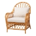 bali & pari Reina Bohemian Light Honey Rattan Arm Chair