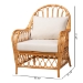 bali & pari Reina Bohemian Light Honey Rattan Arm Chair - Regal 2-Light Honey Rattan-CC