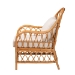 bali & pari Reina Bohemian Light Honey Rattan Arm Chair - Regal 2-Light Honey Rattan-CC