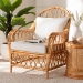 bali & pari Reina Bohemian Light Honey Rattan Arm Chair - Regal 2-Light Honey Rattan-CC