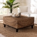 bali & pari Verino Bohemian Natural Seagrass Coffee Table - Verino-Seagrass-CT