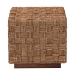 bali & pari Karina Bohemian Natural Seagrass End Table - KARINA-Seagrass-ET
