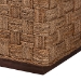 bali & pari Karina Bohemian Natural Seagrass End Table - KARINA-Seagrass-ET