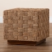 bali & pari Karina Bohemian Natural Seagrass End Table - KARINA-Seagrass-ET