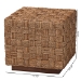 bali & pari Karina Bohemian Natural Seagrass End Table - KARINA-Seagrass-ET