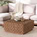 bali & pari Karina Bohemian Natural Seagrass Coffee Table - KARINA-Seagrass-Coffee Table