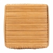 bali & pari Karina Bohemian Light Honey Rattan Footstool - KARINA-Wooden/Light Honey Rattan-Stool
