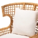 bali & pari Regina Bohemian Light Honey Rattan Arm Chair - REGINA-Light Honey Rattan/Wicker Weave-CC