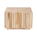 bali & pari Augusta Bohemian Natural Teak Wood Coffee Table with Unique Repurposed Wood Logs - Augusta-Wooden-CT