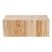 bali & pari Grayson Bohemian Natural Teak Wood Coffee Table with Unique Repurposed Wood Logs - Grayson-Wooden-CT