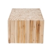 bali & pari Grayson Bohemian Natural Teak Wood Coffee Table with Unique Repurposed Wood Logs - Grayson-Wooden-CT