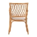 bali & pari Maisa Bohemian Light Honey Rattan Arm Chair - Maze-Light Honey Rattan-CC