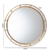 Baxton Studio Ulvi Antique Goldleaf Round Accent Mirror - RXW-10925-Mirror