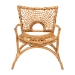 bali & pari Mamba Bohemian Natural Rattan Arm Chair - MAMBA-Rattan-CC