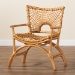 bali & pari Mamba Bohemian Natural Rattan Arm Chair - MAMBA-Rattan-CC