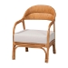 bali & pari Marisa Bohemian Light Honey Rattan Arm Chair