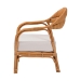 bali & pari Marisa Bohemian Light Honey Rattan Arm Chair - MARISA-Light Honey Rattan-CC