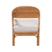 bali & pari Marisa Bohemian Light Honey Rattan Arm Chair - MARISA-Light Honey Rattan-CC
