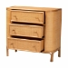 bali & pari Radenza Bohemian Light Honey Rattan 3-Drawer Storage Cabinet - RADENZA-Light Honey Rattan-Cabinet