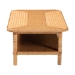 bali & pari Minahasa Bohemian Light Honey Braided Rattan Coffee Table - MINAHASA-Light Honey Rattan-Coffee Table