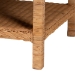 bali & pari Minahasa Bohemian Light Honey Braided Rattan Coffee Table - MINAHASA-Light Honey Rattan-Coffee Table